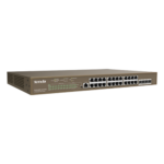 Switch 24 porturi PoE Gigabit, 1 port consola, 4 port SFP Gigabit, management - TENDA TND-TEG5328P-24-410W - imagine 3