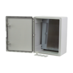 Cutie distributie IP65 din ABS gri, usa mata, placa metalica, 400x500x240 mm PP3007 - imagine 2