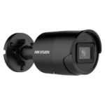AcuSense - Camera IP 4MP, lentila 2.8mm, IR 40m, Mic. PoE, neagra - HIKVISION DS-2CD2043G2-IU-2.8mm-BLACK