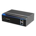 Switch industrial 2 porturi Gigabit HPoE, 2 porturi uplink SFP/RJ45 - UTEPO UTP7202GE-POE - imagine 2