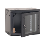 Rack perete 12U 19' 600x600, capacitate incarcare 80 Kg, negru - ASYTECH Networking ASY-12U-6060W - imagine 4