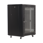 Rack podea 27U 19' 600x600, capacitate incarcare 500 Kg, negru - ASYTECH Networking ASY-27U-6060E - imagine 2