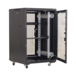 Rack podea 27U 19' 600x600, capacitate incarcare 500 Kg, negru - ASYTECH Networking ASY-27U-6060E - imagine 4