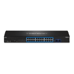Switch 24 porturi Gigabit, 2 porturi SFP+ 10G - TRENDnet TEG-30262 - imagine 2