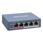 Switch 4 porturi PoE, 1 port uplink RJ45, SMART Management - HIKVISION DS-3E1105P-EI