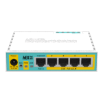 Router hEX PoE Lite, 5 x Fast Ethernet 4 x PoE, RouterOS L4 - Mikrotik RB750UPr2 - imagine 2