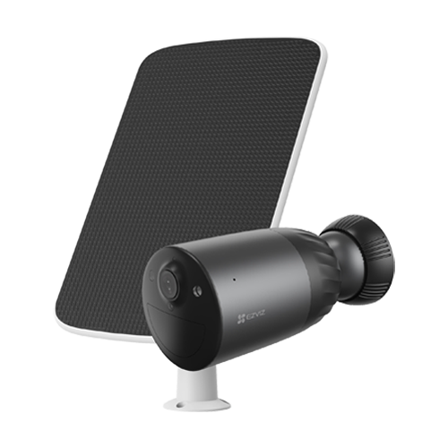 Camera IP 4K, Wi-Fi6, baterie 10.400 mAh, Audio, IR&WL 15m, Color 24/7, Panou Solar - EZVIZ - CS-BC1C-4K(SP-kit)