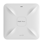 Access Point Wireless AX3200 Dual-Band, Wi-Fi 6, 1x RJ45 2.5G, 1x RJ45 1G, PoE IN, Cloud Management - Ruijie RG-RAP2260(E)