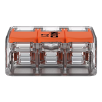 Conector derivatie 3 fire, max. 4 mmÂ² (50 buc.) - WAGO 221-413 - imagine 2
