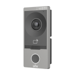 Post exterior videointerfon TCP/IP, IR, Wi-Fi, IK08 - UNV OEU-201S-HMK-W - imagine 3