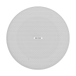 Difuzor Analog secundar, 10W, montare in tavan - HIKVISION DS-QAZ0610G1-S - imagine 3