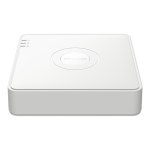 Deep Learning - DVR 4 ch. video 2MP lite + 1 ch. IP max. 2MP, AUDIO 'over coaxial', 1U - HIKVISION DS-7104HGHI-M1-T