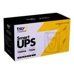 UPS TSY Power, 1200VA/720W, LCD, AVR-repornire automata, Management, 4 x Schuko, 2 x RJ45, 1 X USB type B TSY-MP-1K2-LCD - imagine 6
