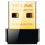 Nano Adaptor USB Wireless N150 TP-LINK TL-WN725N, 150Mbps TL-WN725N