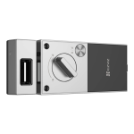 Yala inteligenta, Wi-Fi, multiple metode de deblocare, sonerie incorporata, alarma anti-furt - EZVIZ CS-DL03(WBCP) - imagine 6
