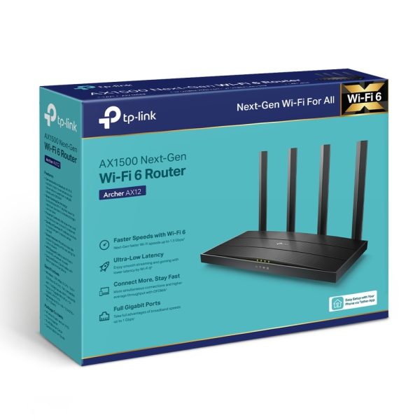 Router Wireless TP-Link Archer AX12, AX1500, Dual-Band, Wi-Fi 6 ArcherAX12 - imagine 7