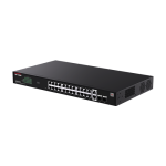 Switch 24 porturi PoE RJ45 Gigabit, 2 x RJ45 Gigabit, 2 x SFP Gigabit, Management, 1U - IP-COM G2228P-24-410W - imagine 5