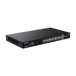 Switch 24 porturi PoE RJ45 Gigabit, 2 x RJ45 Gigabit, 2 x SFP Gigabit, Management, 1U - IP-COM G2228P-24-410W - imagine 3
