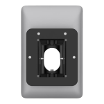 Suport montare perete unghi ajustabil pentru seriile DS-K1T320, DS-K1T342, DS-K1T671, DS-K1T673 - HIKVISION DS-KAB6-W1 - imagine 2