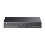 Switch 4 x RJ45 10/100 Mbps PoE, 4 x RJ45 10/100 Mbps, Buget PoE 41W, Unmanaged - TP-Link TL-SF1008LP