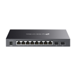 Switch L2+, 8 x RJ45 1G PoE, 2 x SFP 1G, Buget PoE 61W, Management - TP-Link Omada SG2210P - imagine 3