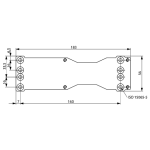 Placa montaj pentru DC200/DC300/DC500/DC700 - ASSA ABLOY DCA120-40 - imagine 3