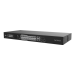 Switch 16 porturi PoE, 2 x Combo Uplink RJ45/SFP gigabit, Unmanaged - UNV NSW2020-16T2GC-POE-IN - imagine 7