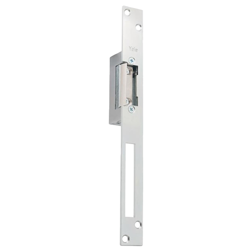 img31894large-3 Yala electromagnetica fail locked, 12Vcc, consum redus, 230mA parghie deblocare, cu placa suport lunga - Yale by ASSA ABLOY YB17-12D-LM - imagine 1
