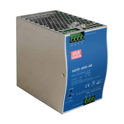 img32908large-3 Sursa de alimentare in comutatie, 48V/10A, 480W, sina DIN - MEAN WELL NDR-480-48 - imagine 1