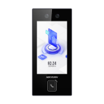 Terminal control acces recunoastere faciala, 4.5 inch touch screen, M1, WiFi, PoE - HIKVISION DS-K1T344MBWX-E1 - imagine 2