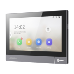 Monitor videointerfon TCP/IP, IPS LCD 7 inch touch screen, WiFi, PoE, Alarma IN - HIKVISION DS-KH8381-WTE1 - imagine 2