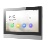 Monitor videointerfon TCP/IP, TFT 7 inch touch screen, WiFi, PoE, Alarma IN - HIKVISION DS-KH8380-WTE1 - imagine 4