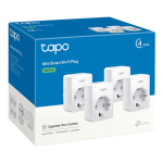 Pachet 4 prize smart, Wi-Fi, 10A, control vocal - TP-Link Tapo TapoP100(4-pack) - imagine 3