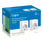 Pachet 2 prize smart, 16A, Wi-Fi, control vocal, monitorizare consum - TP-Link Tapo TapoP110(2-pack) - imagine 3