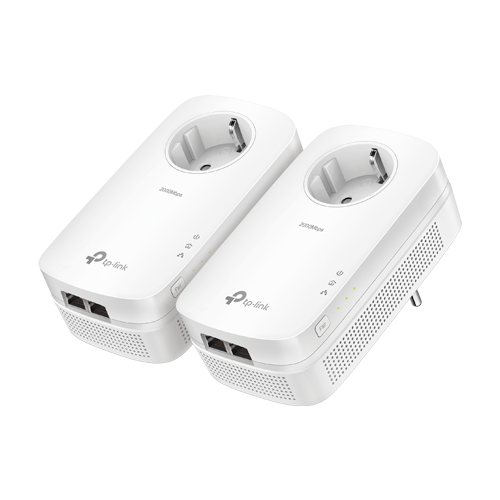 img34227large-3 Kit Powerline AV2000, Passthrough, 2 x RJ45 Gigabit - TP-Link TL-PA9020PKIT - imagine 1