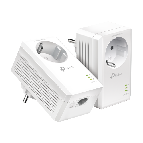 img34264large-4 Kit Powerline AV1000, Passthrough, 1 x RJ45 Gigabit - TP-Link TL-PA7017PKIT - imagine 1
