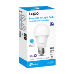 Bec smart Wi-Fi, lumina naturala 4000K ajustabila, 806 lm, E27 - TP-Link Tapo TapoL520E - imagine 3