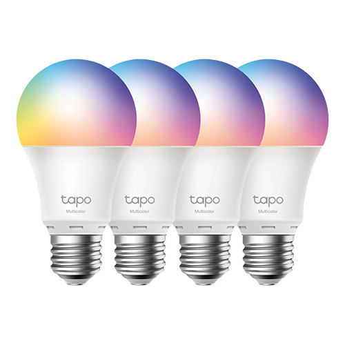 img34583large-2 Set 4 becuri smart Wi-Fi, RGB, intensitate ajustabila, 2700-6500K, 806 lm, E27 - TP-Link Tapo TapoL530E(4-pack) - imagine 1