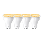 Set 4 becuri smart Wi-Fi, lumina calda 2700K ajustabila, 350 lm, GU10 - TP-Link Tapo TapoL610(4-pack)