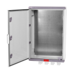 Cutie distributie IP67 din ABS gri, usa mata, placa metalica, 400x600x200 mm PD406020 - imagine 6