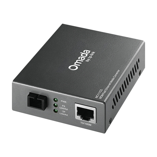 img35530large-2 Media Convertor WDM 10/100 Mbps RJ45 - 100 Mbps Single-mode SC Bi-directional - TP-Link Omada MC111CS - imagine 1