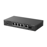 Switch 4 x RJ45 2.5G PoE, 1 x SFP+ 10G, 1 x RJ45 2.5G, Cloud Management - Ruijie Reyee RG-ES206MG-P - imagine 2