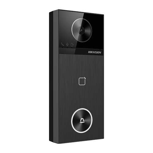 img38022large-1 Panou exterior videointerfon TCP/IP 4MP, IR 3m, Wi-Fi6, Bluetooth, M1, IP65 - HIKVISION DS-KV6114-WBE1 - imagine 1