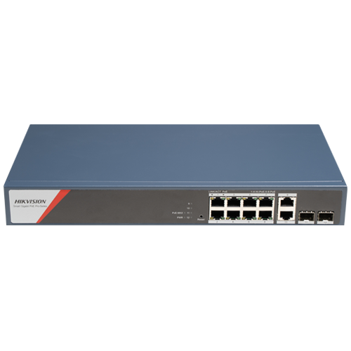 img38733large-2 Switch 8 x RJ45 1G PoE 802.3af/at/bt, 2 x RJ45 1G, 2 x SFP 1G, Management - HIKVISION DS-3E1512HP-SI-8P2T2F - imagine 1