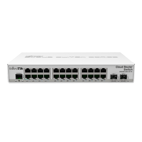img6452large Management Switch 24 x Gigabit, 2 x SFP+ - Mikrotik CRS326-24G-2S+IN - imagine 1