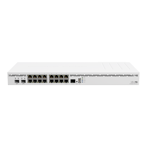 img7177large Cloud Core Router, 16 x Gigabit, 2 x SFP+, RouterOS L6, 1U - MikroTik CCR2004-16G-2S+ - imagine 1