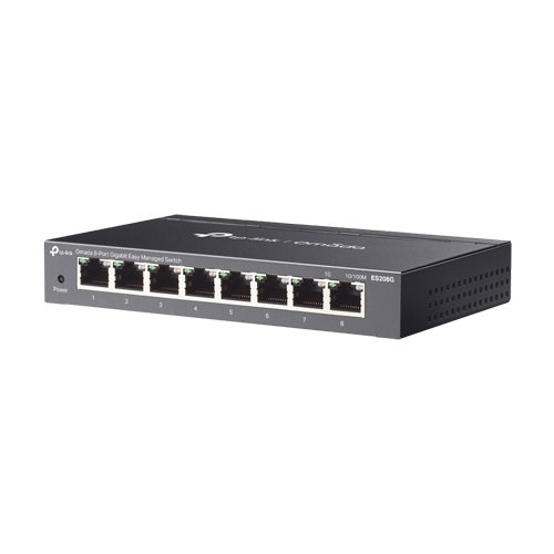 img41320large Switch 8 x RJ45 Gigabit, Easy Managed - TP-Link Omada ES208G - imagine 1