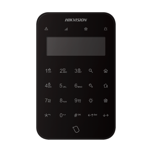 img42593large Tastatura Wireless, LCD, AX PRO 868Mhz, Neagra - HIKVISION DS-PK1-LT-WE-Black - imagine 1
