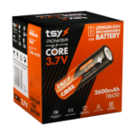 Acumulator Core Lithium-Ion 18650, 3.7V, 2600mAh TSY-CORE-2600 - imagine 3
