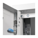 Rack perete 7U 19'' 542X400, capacitate incarcare 50 kg, RAL7035 - ASYTECH Networking ASY-7U-5440SBW - imagine 3